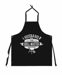 Husband Grill Master Apron - Fun BBQ Gift for Him