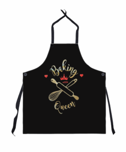 Baking Queen Apron Gift for Her - Fun & Stylish Kitchen Accessory
